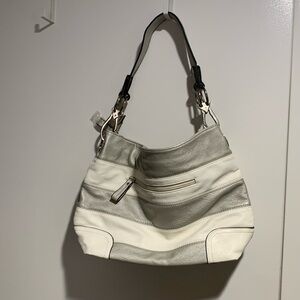 New bag silver white